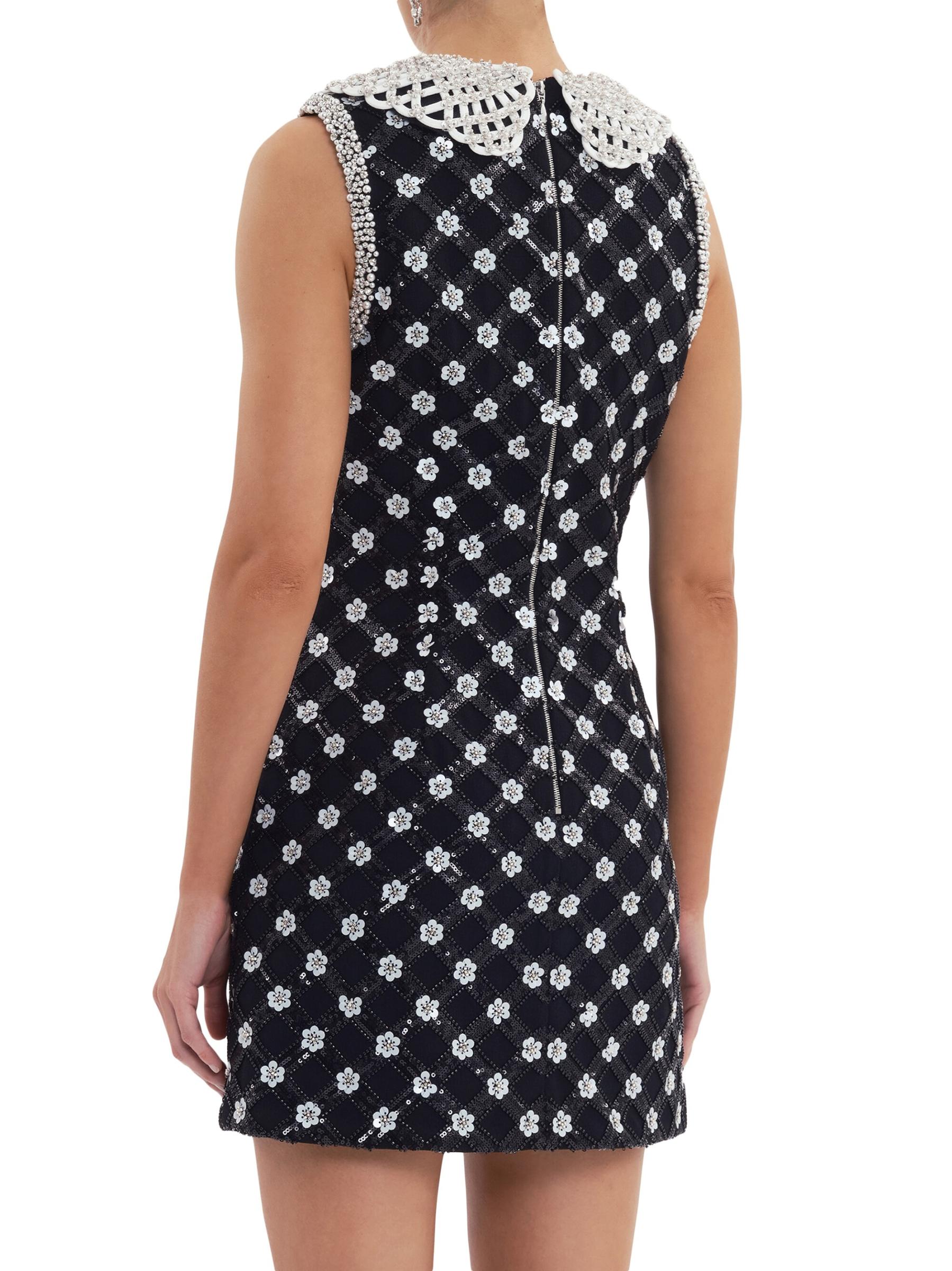 ◆関税込◆【REBECCA VALLANCEC】Alivia embellished minidress Alivia Short Sleeve Mini Dress – Rebecca Vallance