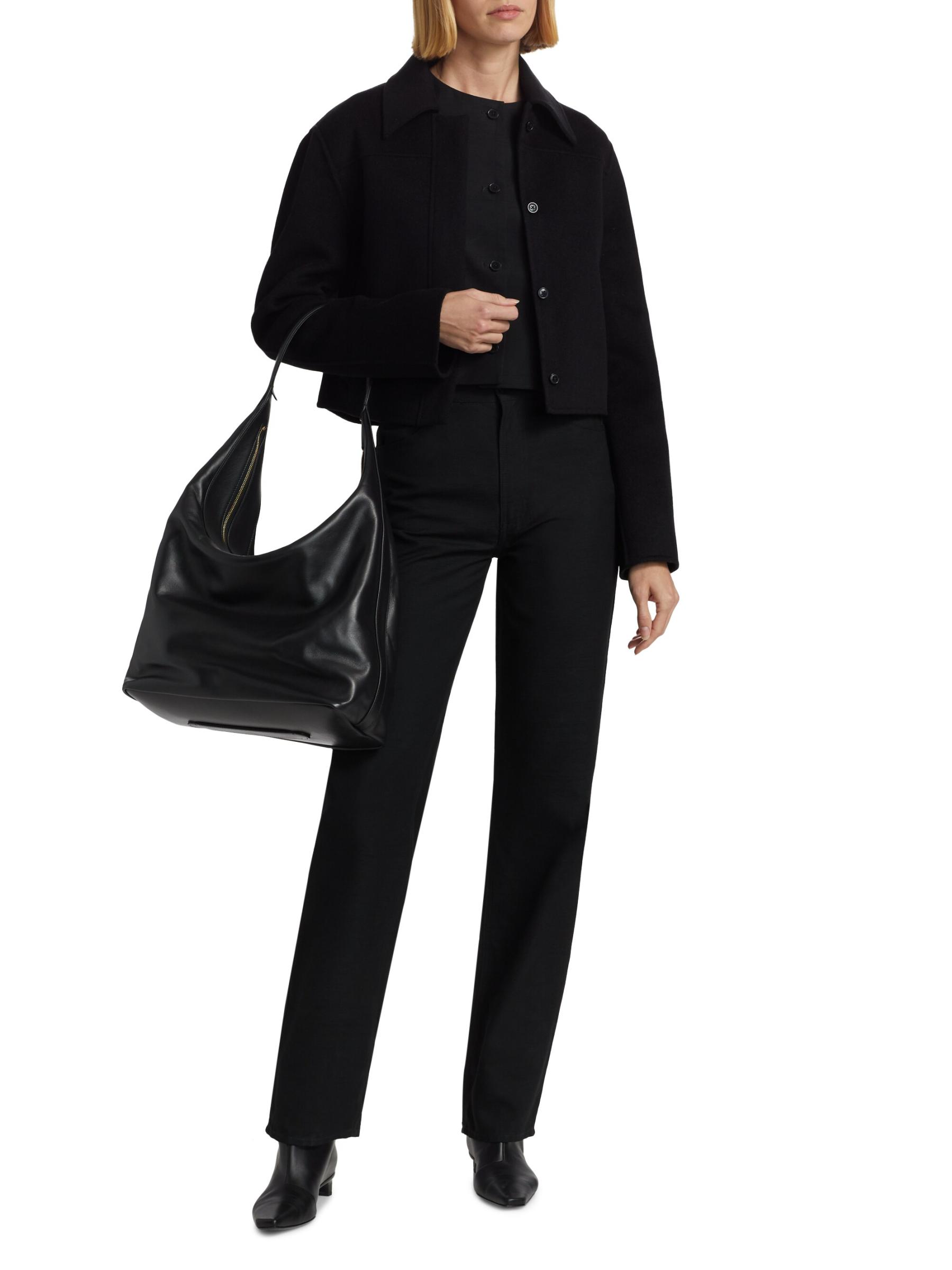 ジャケット Loulou Studio Black wool blend Zhanna coat (ZHANNA BLACK) Loulou Studio Black Wool Blend Zhanna Coat | italist, ALWAYS