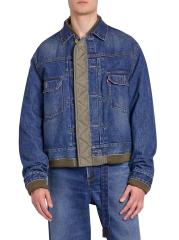 Levi's sacai リバーシブルブルゾン サイズ2 Levi's® x sacai Denim x Matelasse Twill Reversible Blouson