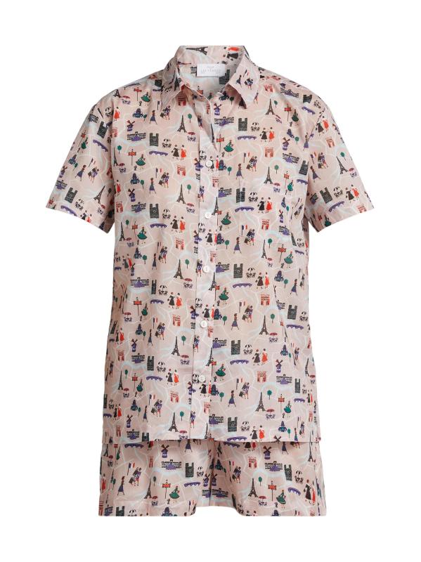 بيجامة باريس القطنية القصيرة