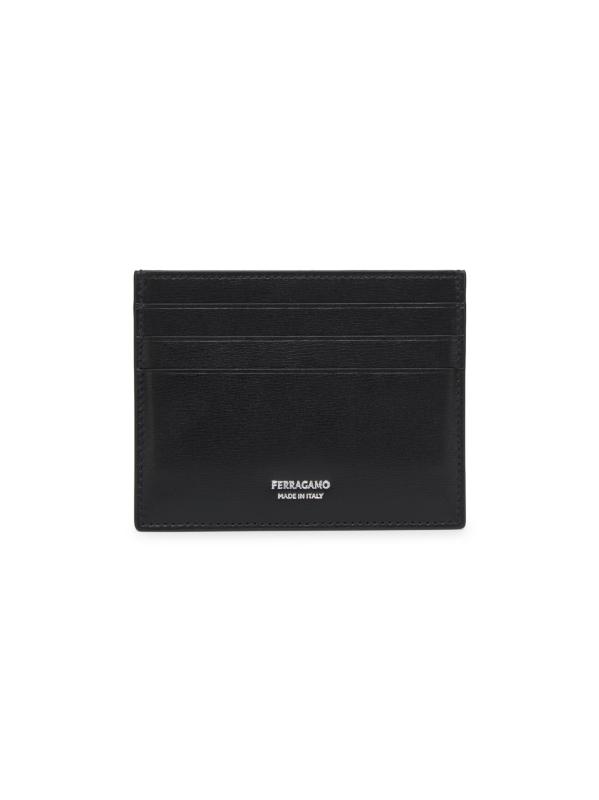 #3: حامل جواز سفر جلدي ومجموعة حافظة بطاقات - أسود