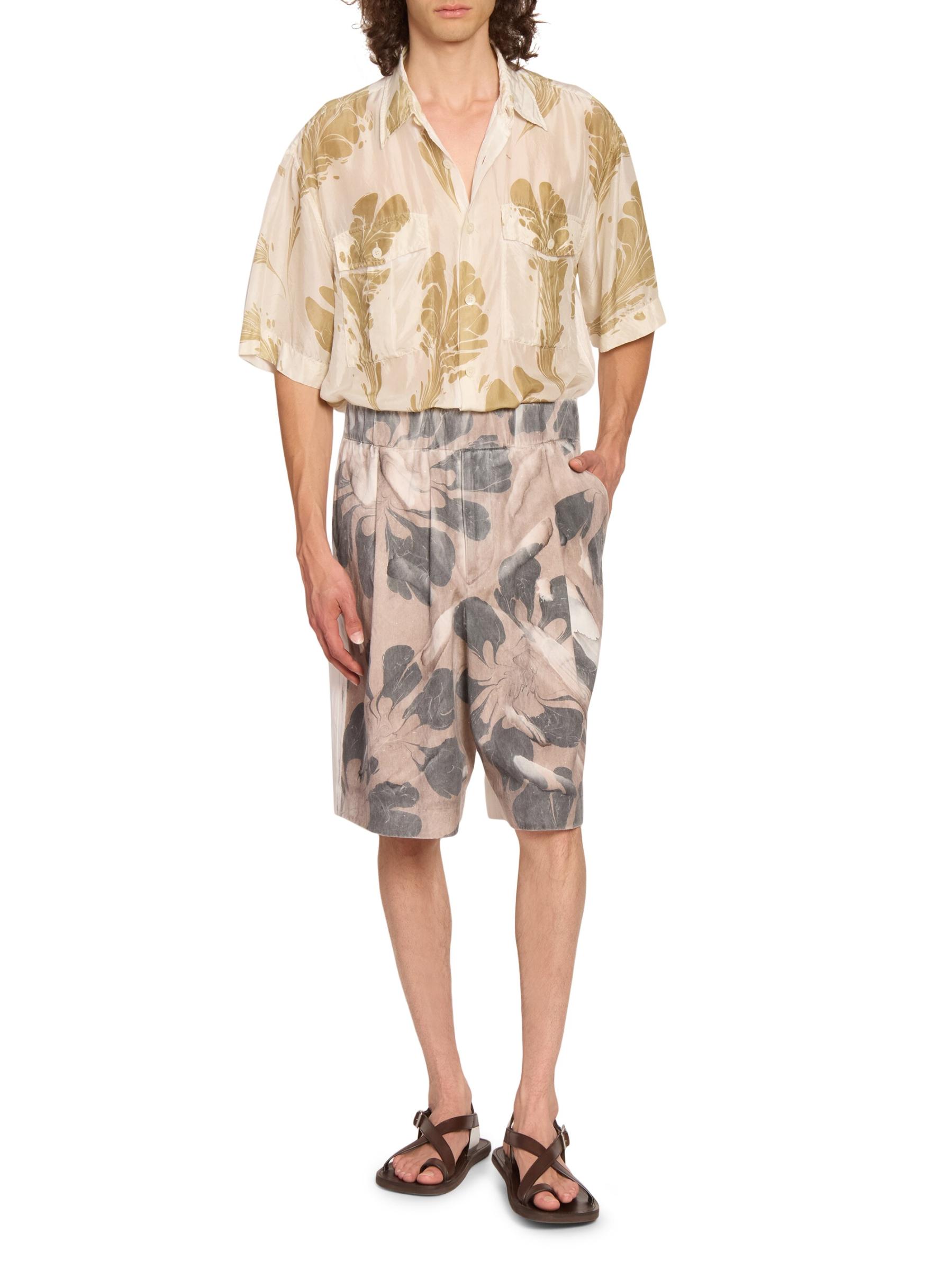 Dries Van Noten - プラトン・フローラル・プルオン・ショーツ
