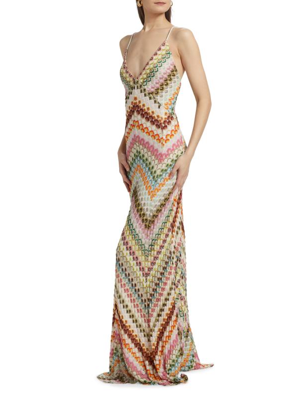 【関税込み】missoni Raschel tulle dress Missoni Raschel Tulle Dress | italist