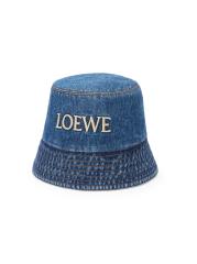 LOEWE Paula's Ibiza ロゴ デニム バケットハット 人気 LOEWE + Paula's Ibiza embroidered denim bucket hat | NET-A