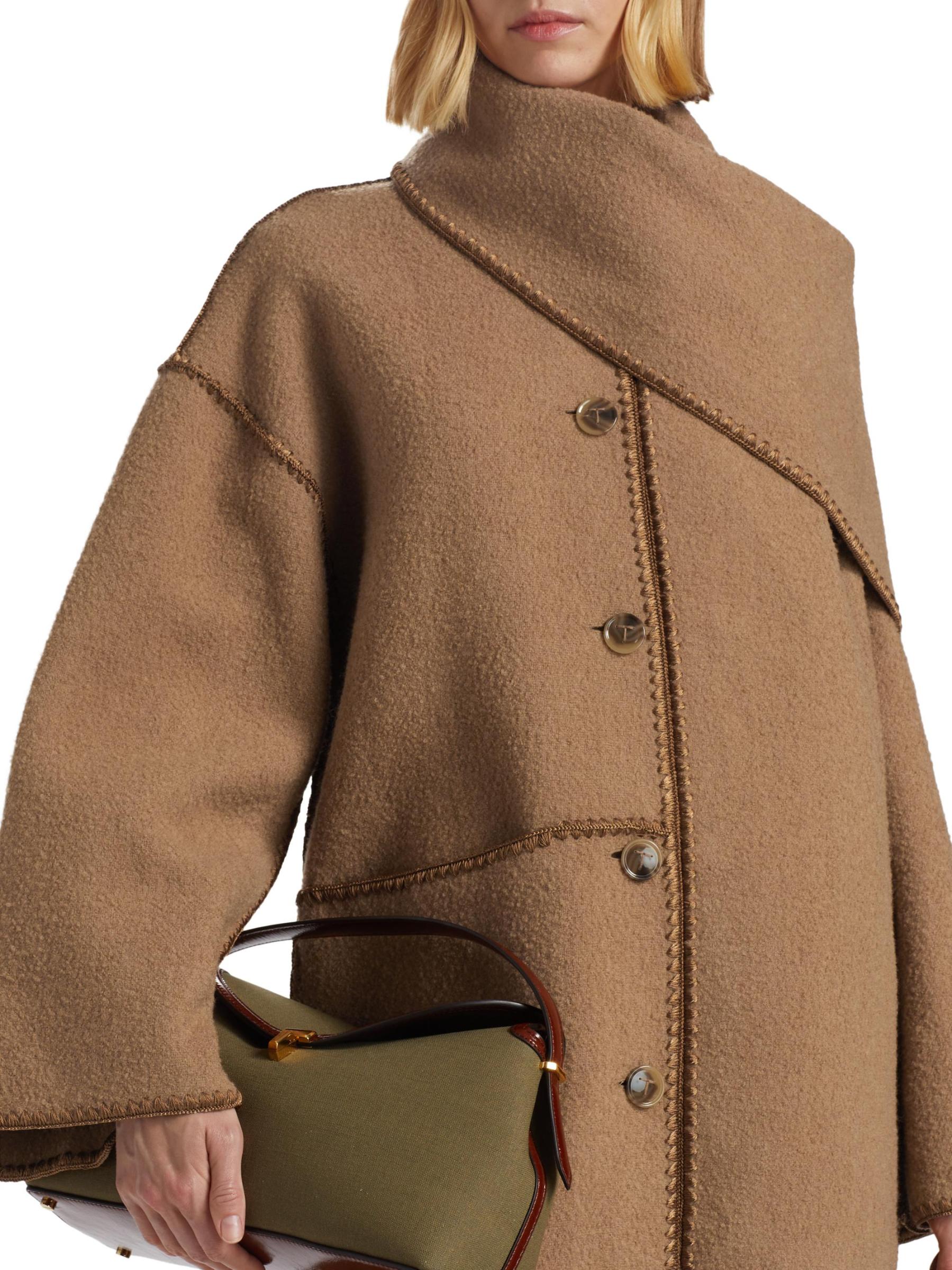 Totême - 刺繍スカーフ・コート をオンライン購入 | Saks Fifth