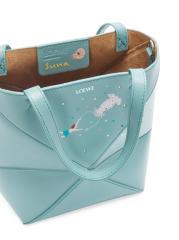 Loewe - 藤田スナ×LOEWE イカミニパズル折りたたみレザートート