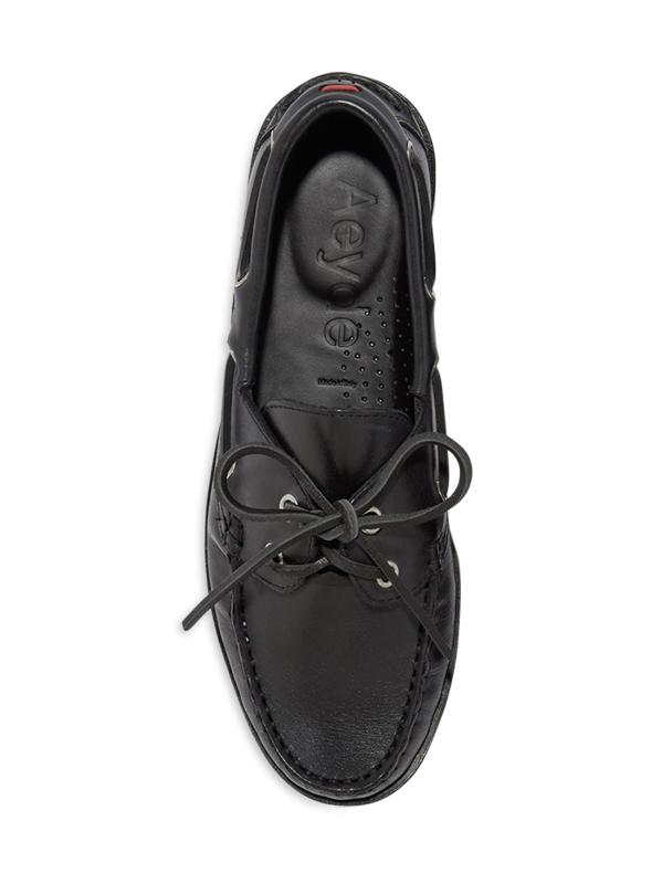 #5: حذاء «هاريس» من الجلد بأربطة - أسود