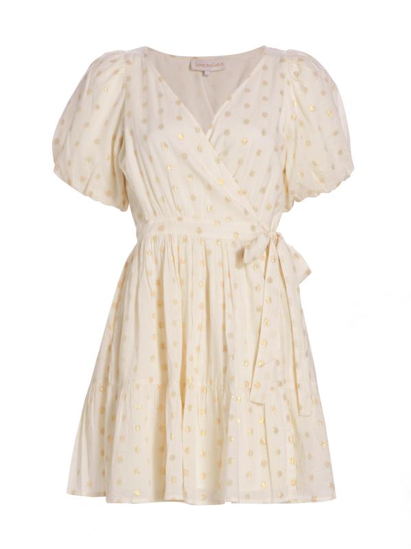 فستان آنا كوتون ميتاليك دوت