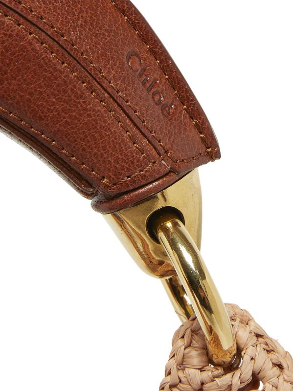 #5: حقيبة هوبو كروشيه صيفية بشعار الموز - بيج صيفي