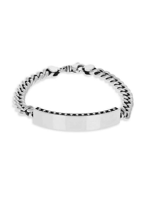 Curb Chain Amazon Men's Stainless Steel Bracelet Solid 925