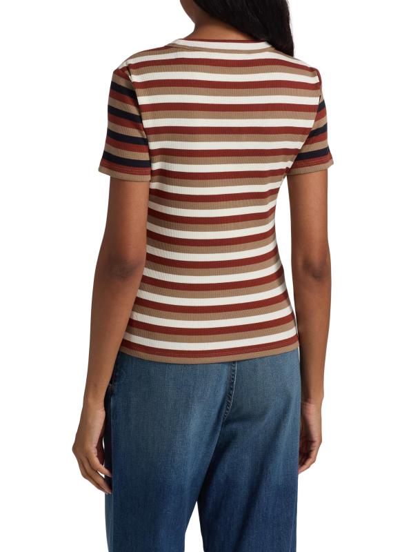 #4: تي شيرت برويت من القطن القابل للتمدد - حمامة الشعير من خشب البلوط الأحمر