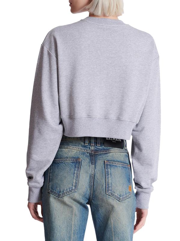 #4: سويت شيرت قصير من بالمان باريس - وردي شاحب