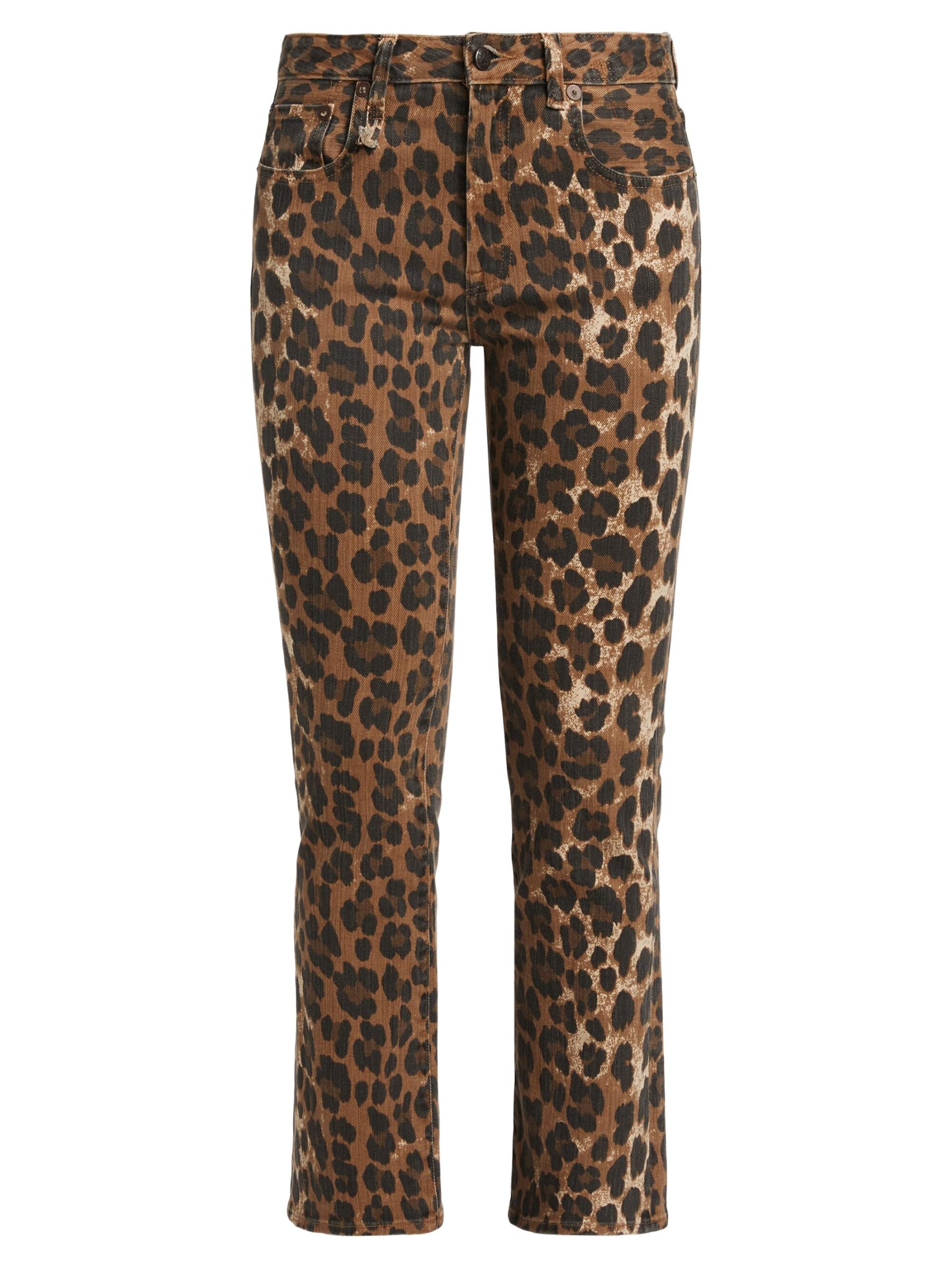 パンツ s/e/o : 24FW / LEOPARD FLARE PANTS (RED) Red Leopard Flare Pants | Red Animal Print Bell Bottoms