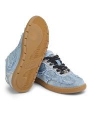 Ganni■08 Denim Raw Edge - Sky Blue Ganni 08 Denim Raw Edge Sneakers - Blue | Garmentory