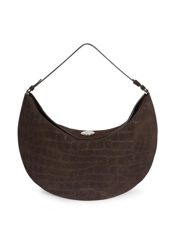 حقيبة لو كاليسو المستديرة المصنوعة من الجلد المدبوغ