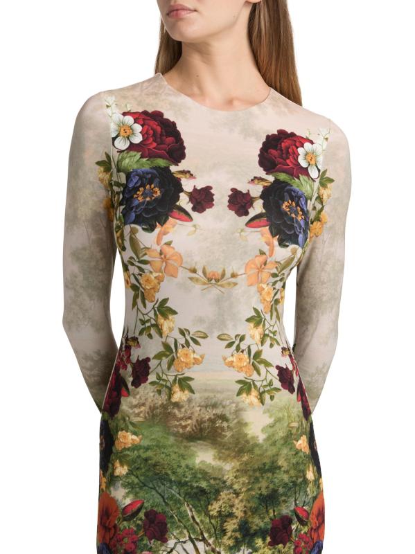 #5: فستان ديلورا ماكسي بأكمام طويلة - غابة محرمة