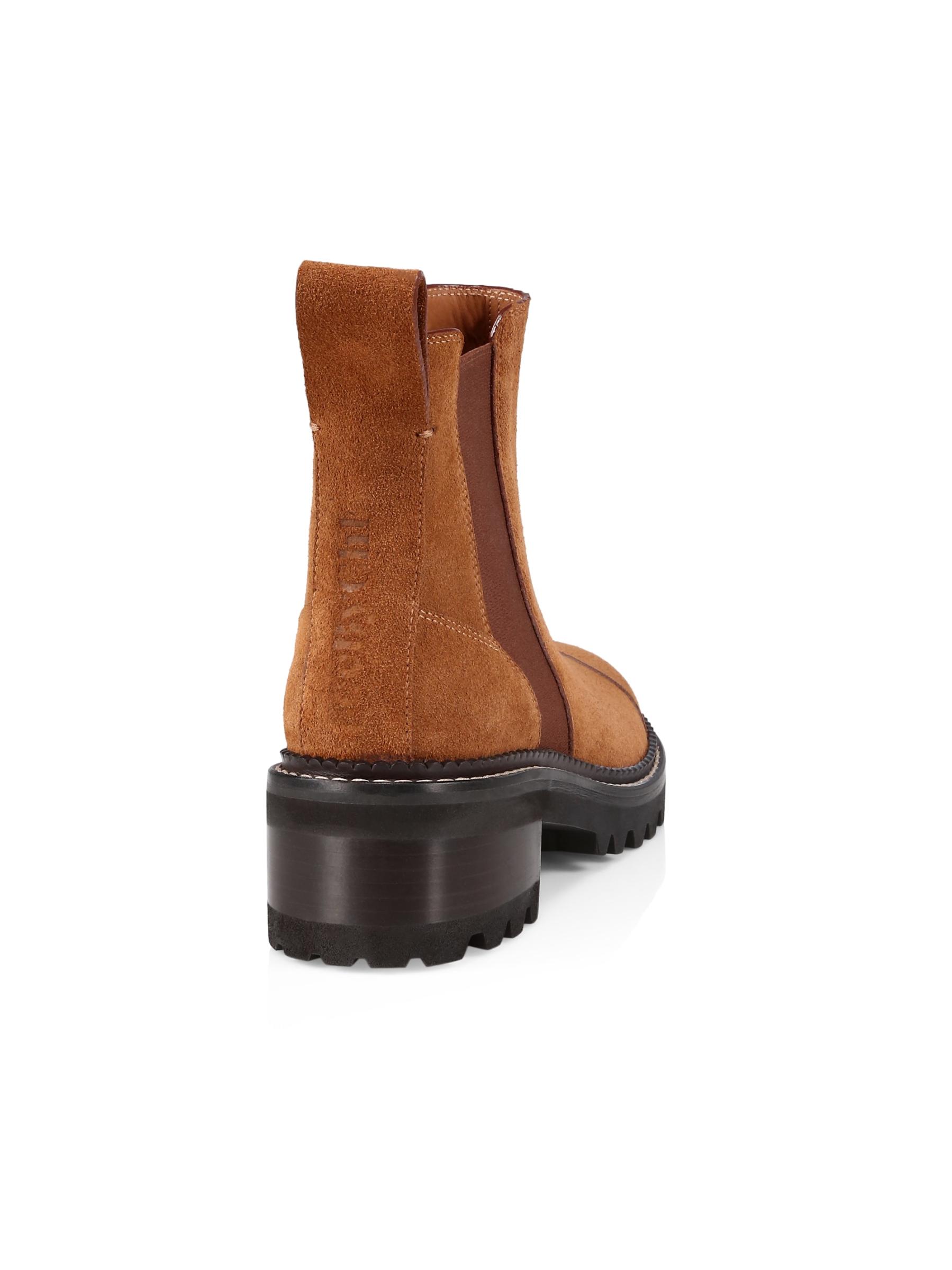 【関税込み】See by Chloe ブラウン Mallory チェルシーブーツ See by Chloé Mallory Chelsea Boots | Saks Fifth Avenue