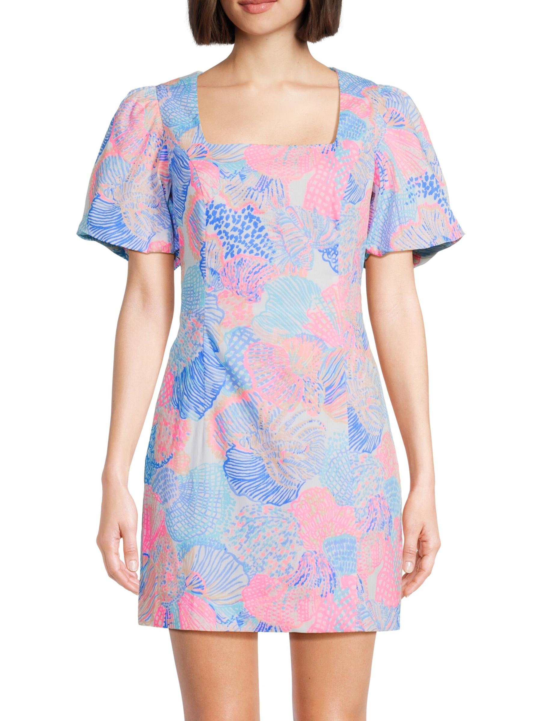 lili Shop Lilly Pulitzer - Kalinara Stretch-Cotton Skirted Romper