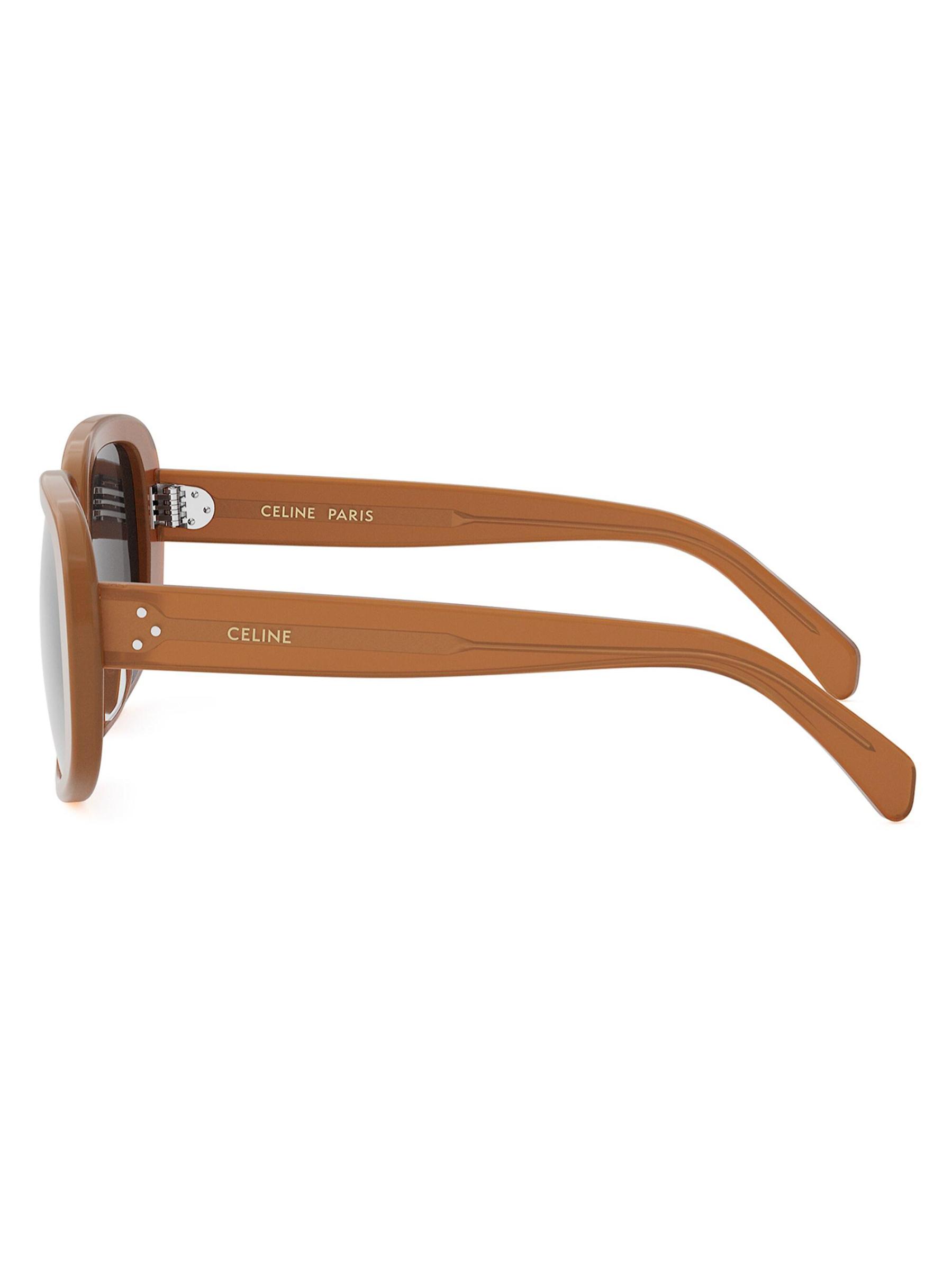 CELINE - スリー・ドット 55MM 幾何学サングラス をオンライン