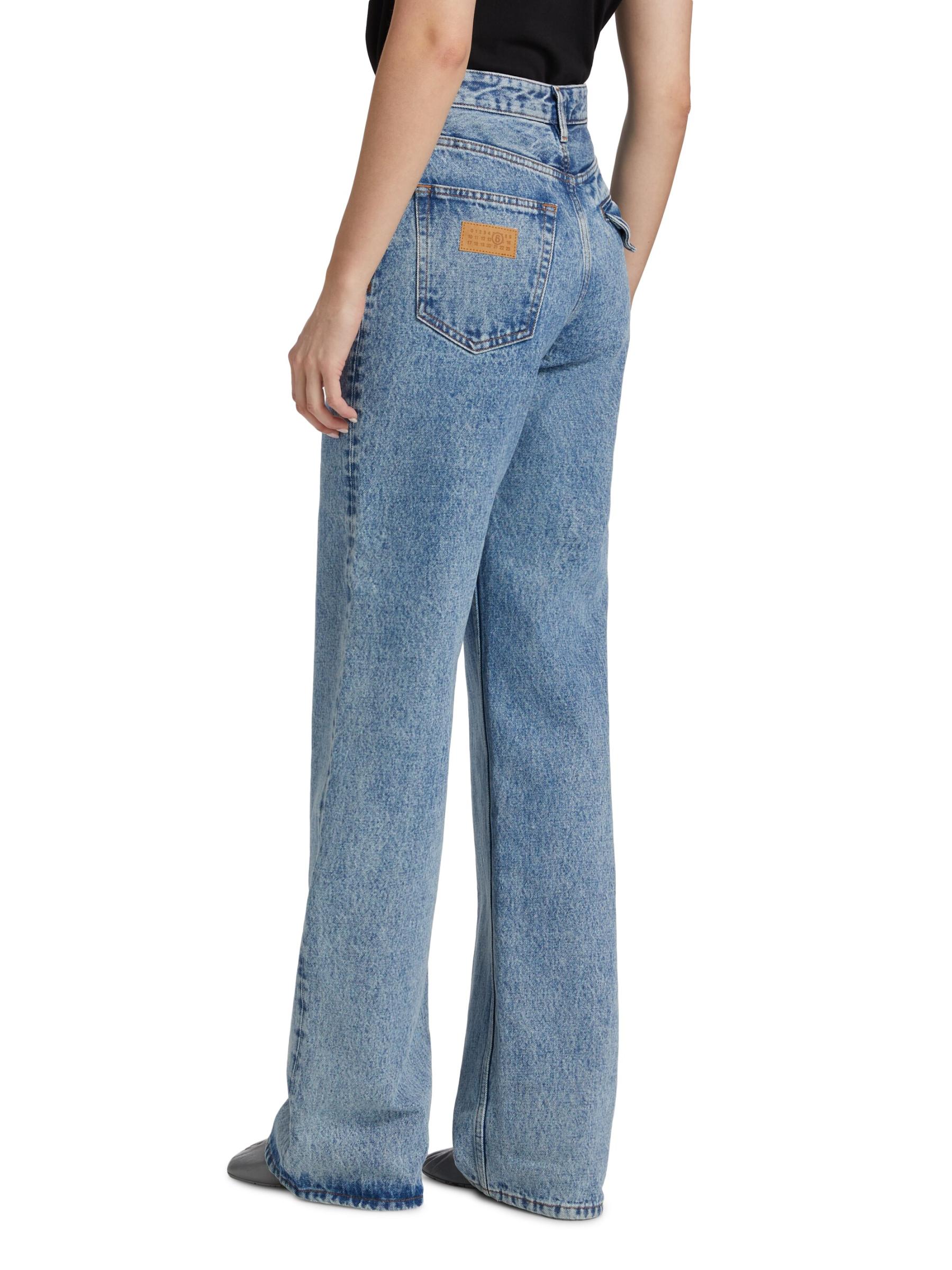早い者勝ち❗️MM6 ジーンズ　デニム　ストレート MM6 Maison Margiela - ストレートレッグ ジーンズ をオンライン