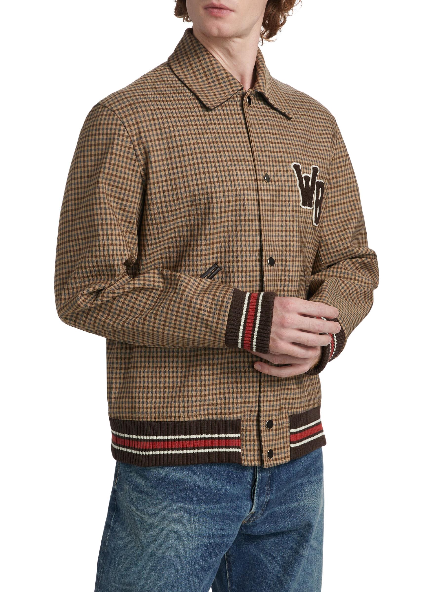 ジャケット・アウター walesbonner BRIXTONVARSITYJACKET Wales Bonner Prince Bomber Jacket | Blue | FARFETCH