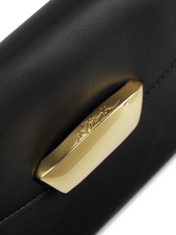 #6: حقيبة يد آي دي سوفت مزدوجة من الجلد - أسود