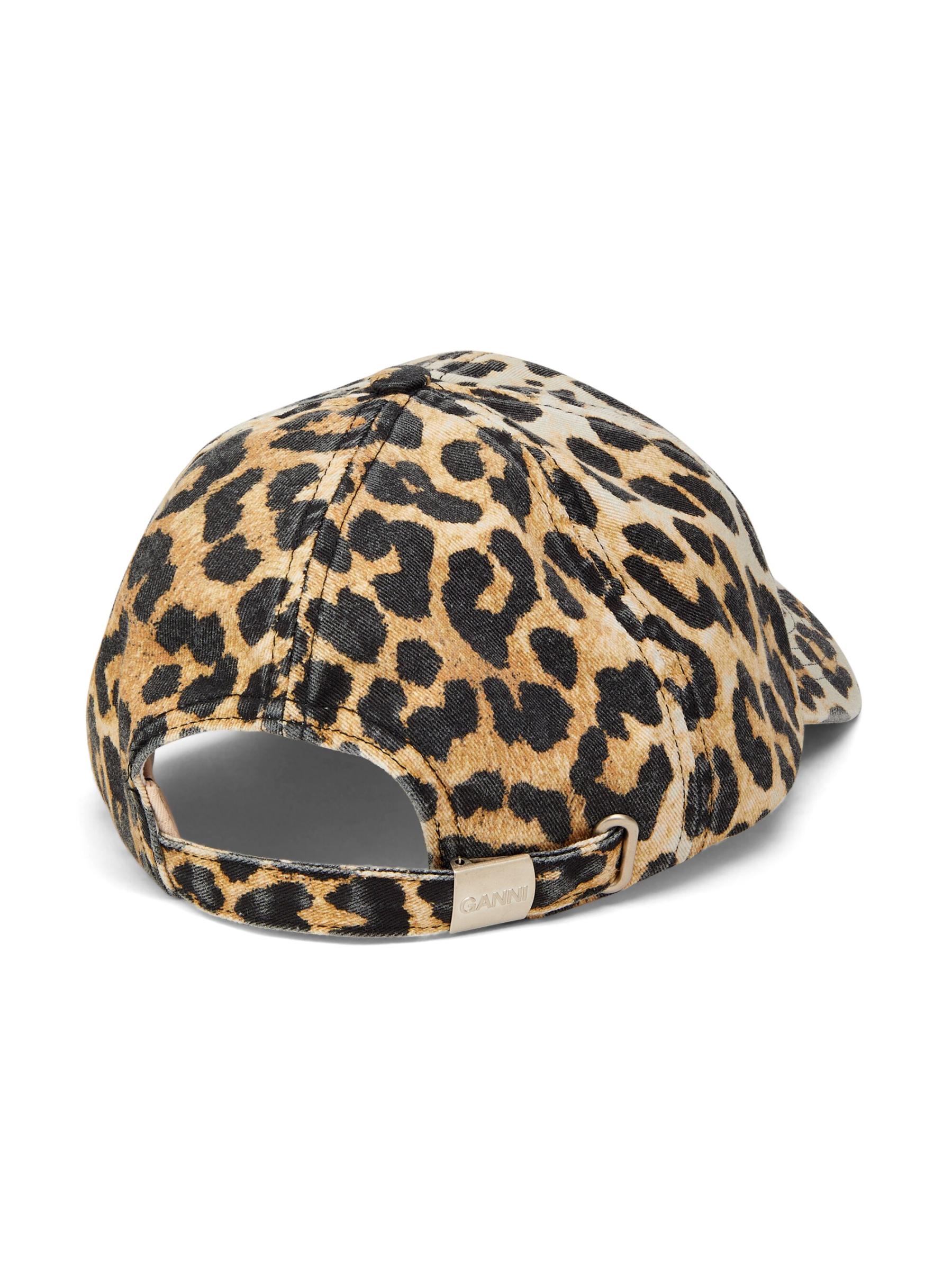 GANNI レオパード ロゴ キャップ GANNI - ロゴ入りレオパード・キャップ をオンライン購入 | Saks