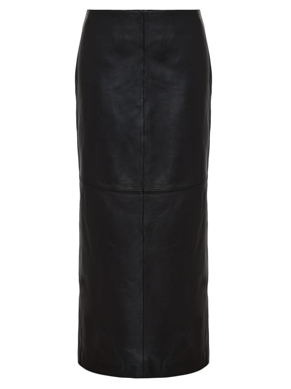 تنورة متوسطة الطول بقلم جاكي ليذر