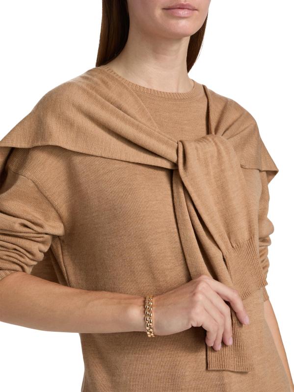 #5: سترة ستيفان من الصوف المزدوج - لاتيه