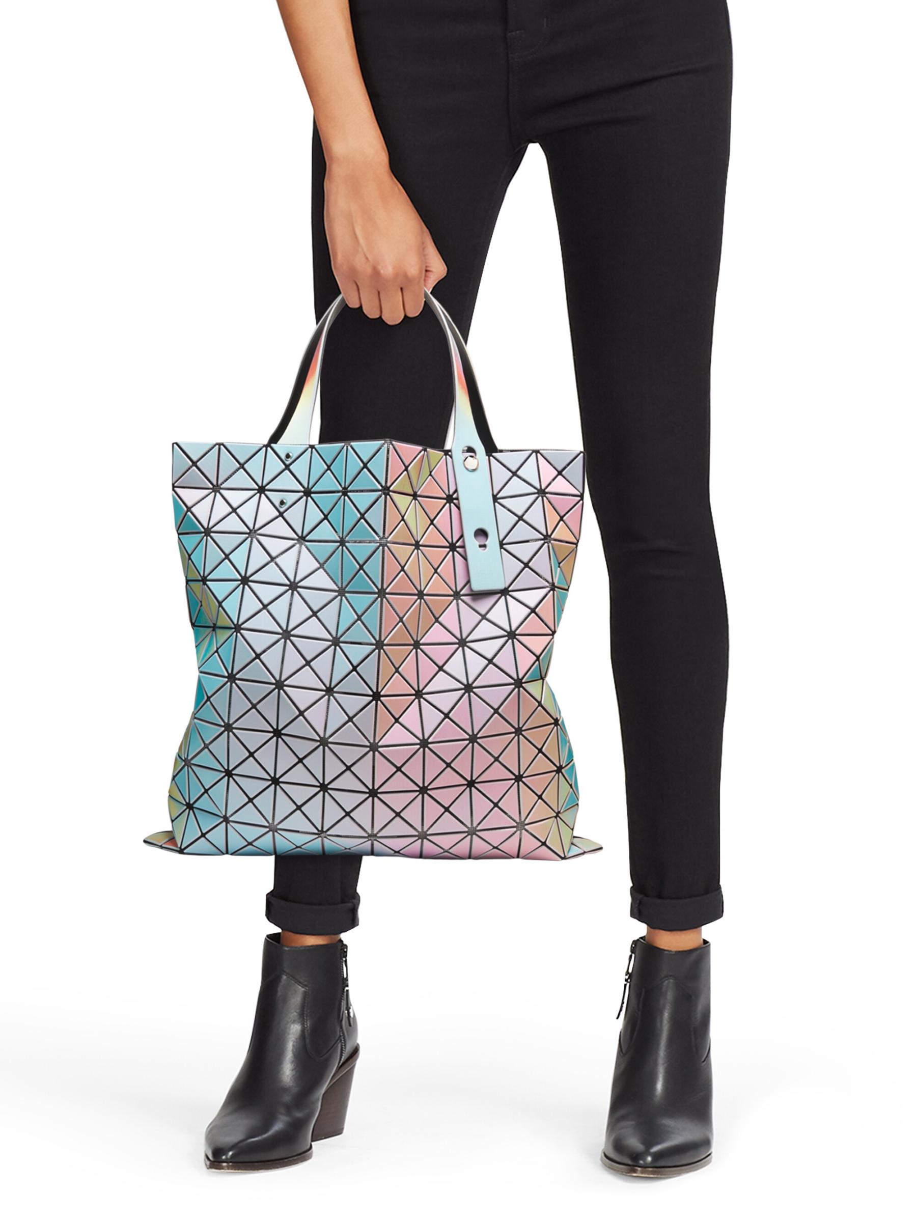 色鮮やか【BAO BAO ISSEY MIYAKE】 イリュージョン トートバッグ 新作 BAOBAO ISSEYMIYAKE ILLUSION トートバッグ7×7 - メルカリ