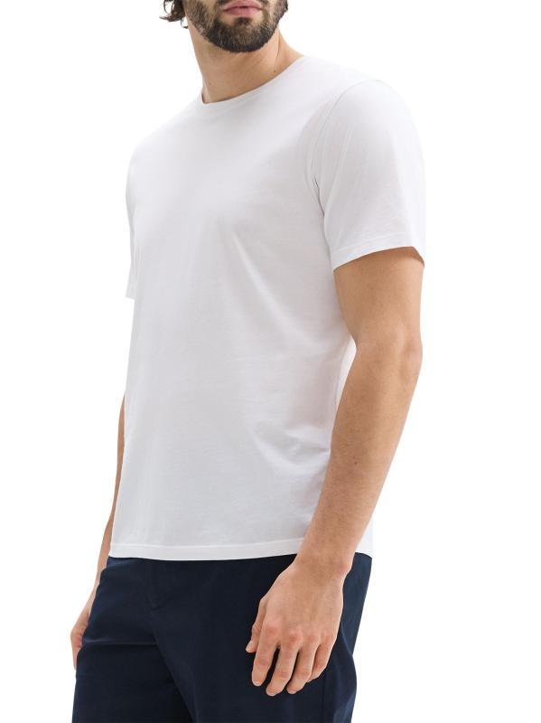 #3: تي شيرت قطني دقيق - أبيض