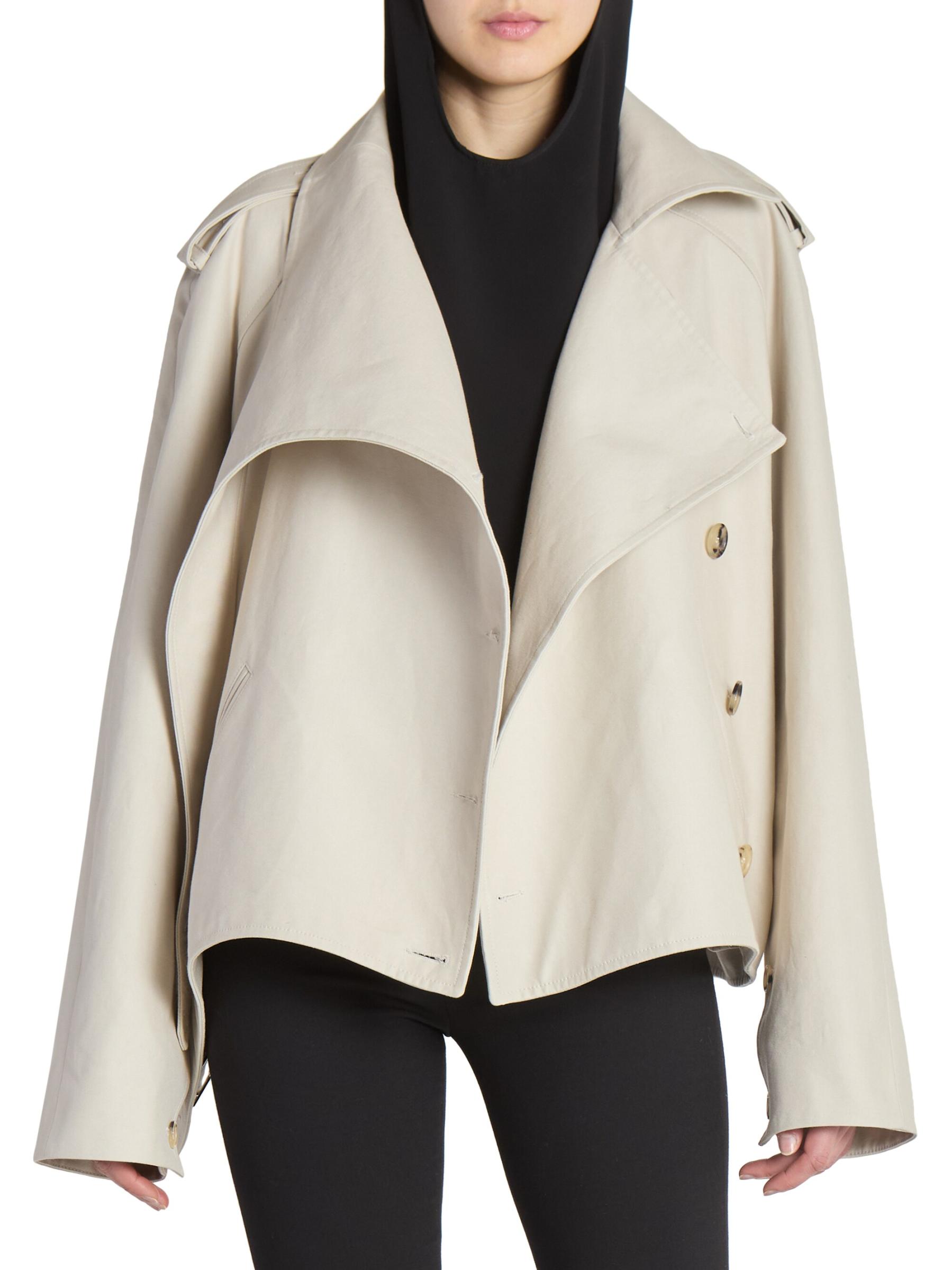 LOHEN☆ SHORT TRENCH REVER COAT