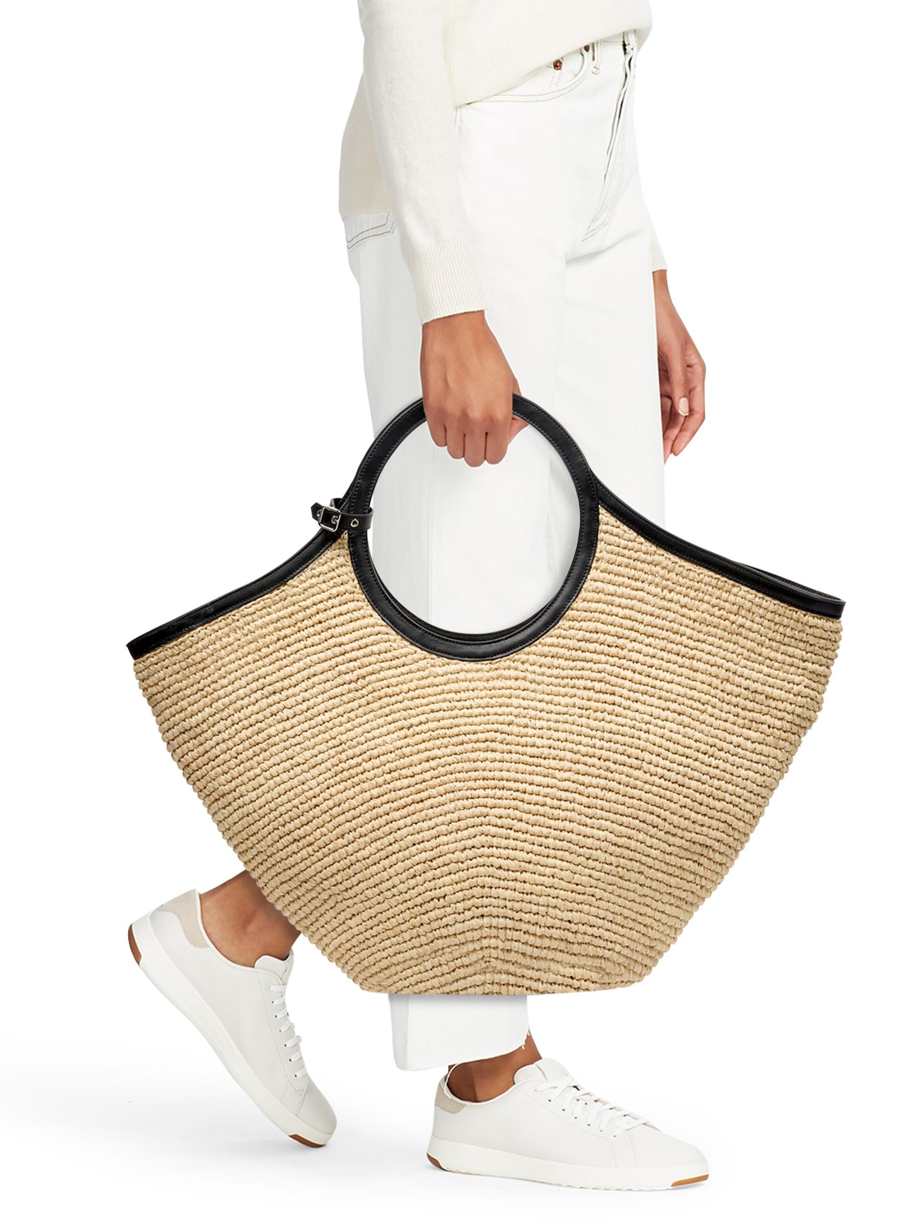 Shop Courreges - Maxy Holy Raffia Tote Bag | Saks Fifth