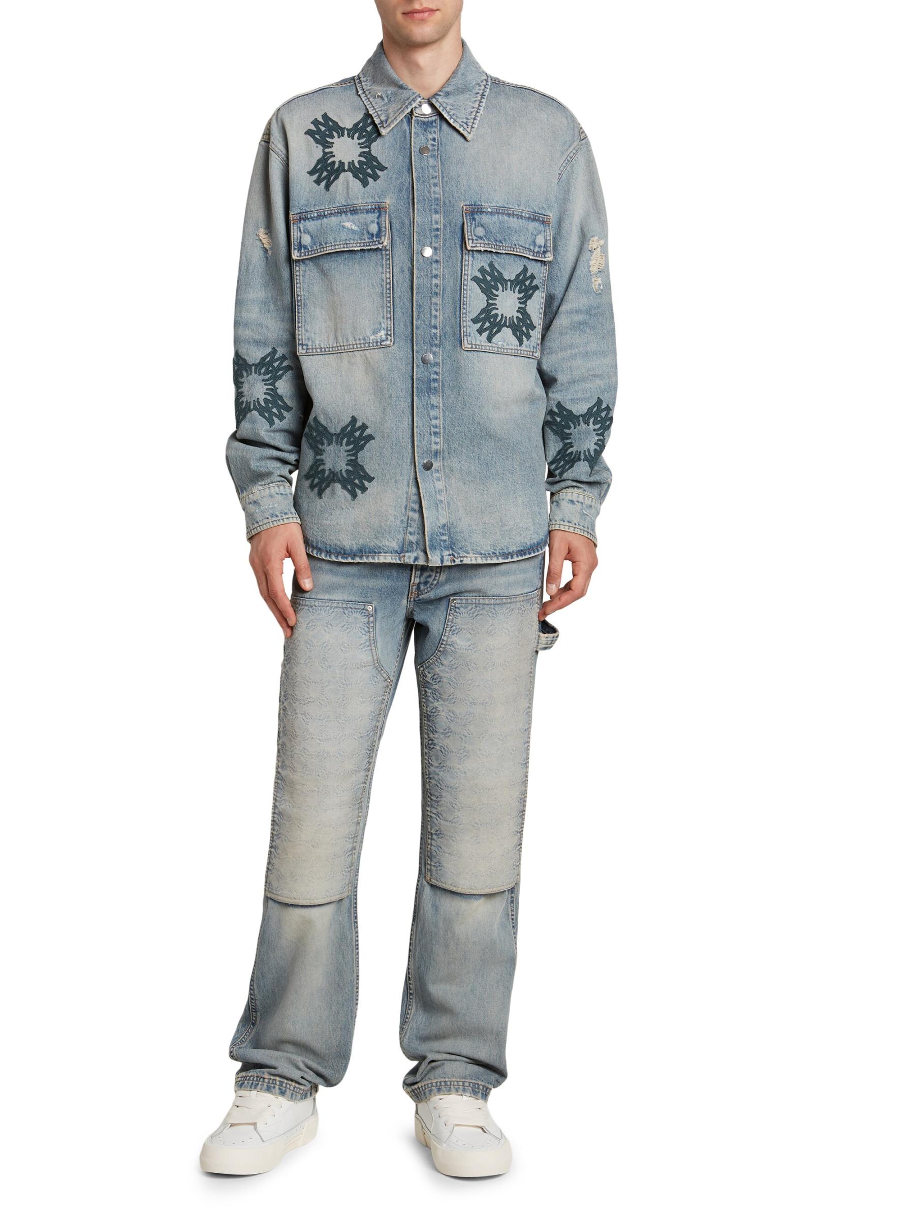 関税込★【AMIRI】マ・クワッド・デボス・カーペンター ジーンズ Amiri - マ・クワッド・デボス・カーペンター・ジーンズ を
