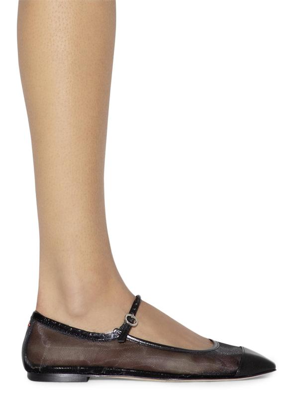 #2: شقق أوما ميش ماري جين باليرينا - أسود