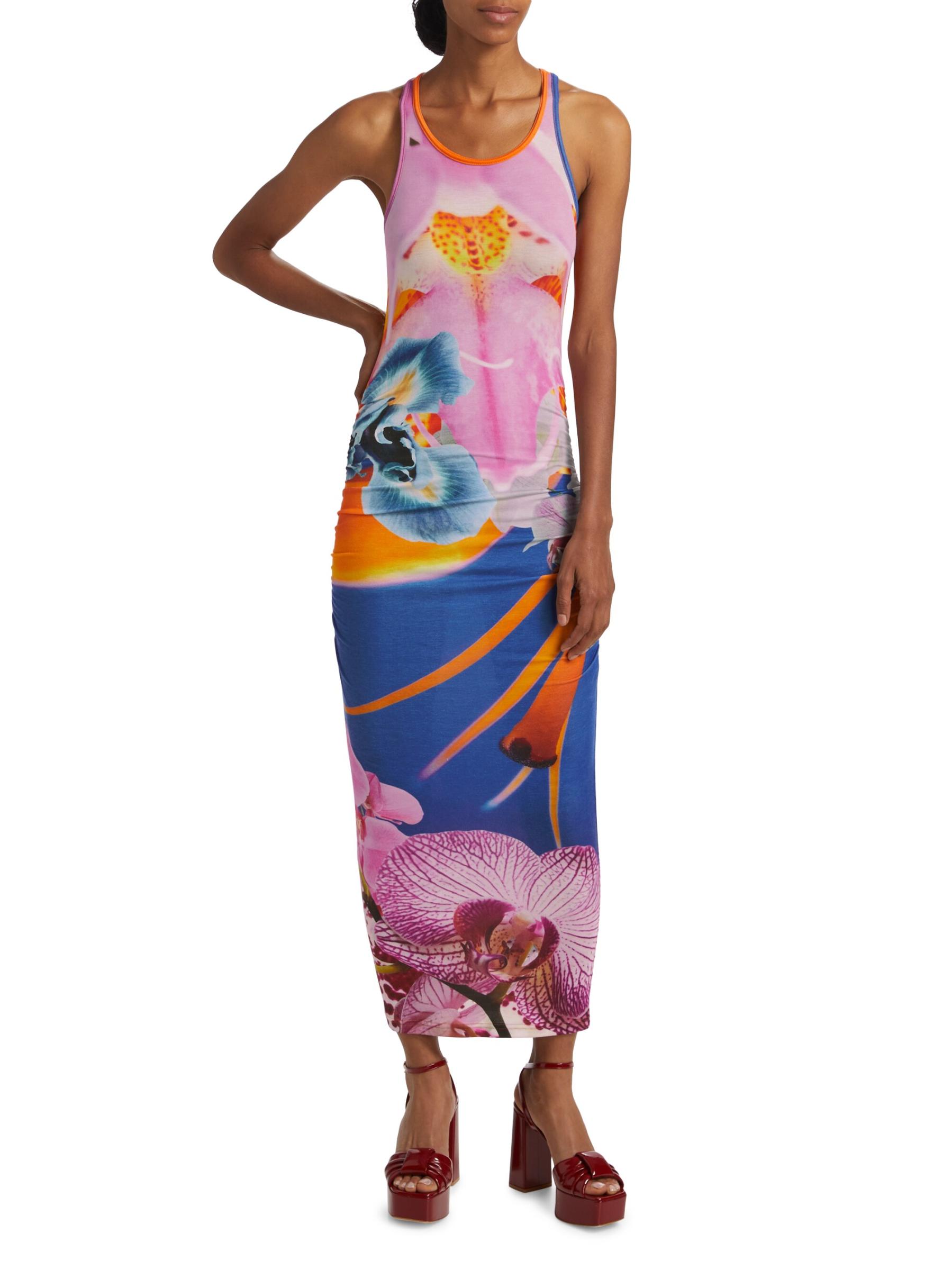 【海外限定】GinaBacconiドレス☆Ariel Sleeveless Floral Maxi 海外限定】GinaBacconiドレス☆Ariel Sleeveless Floral Maxi