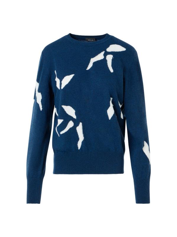 سترة من مزيج الكشمير التجريدي