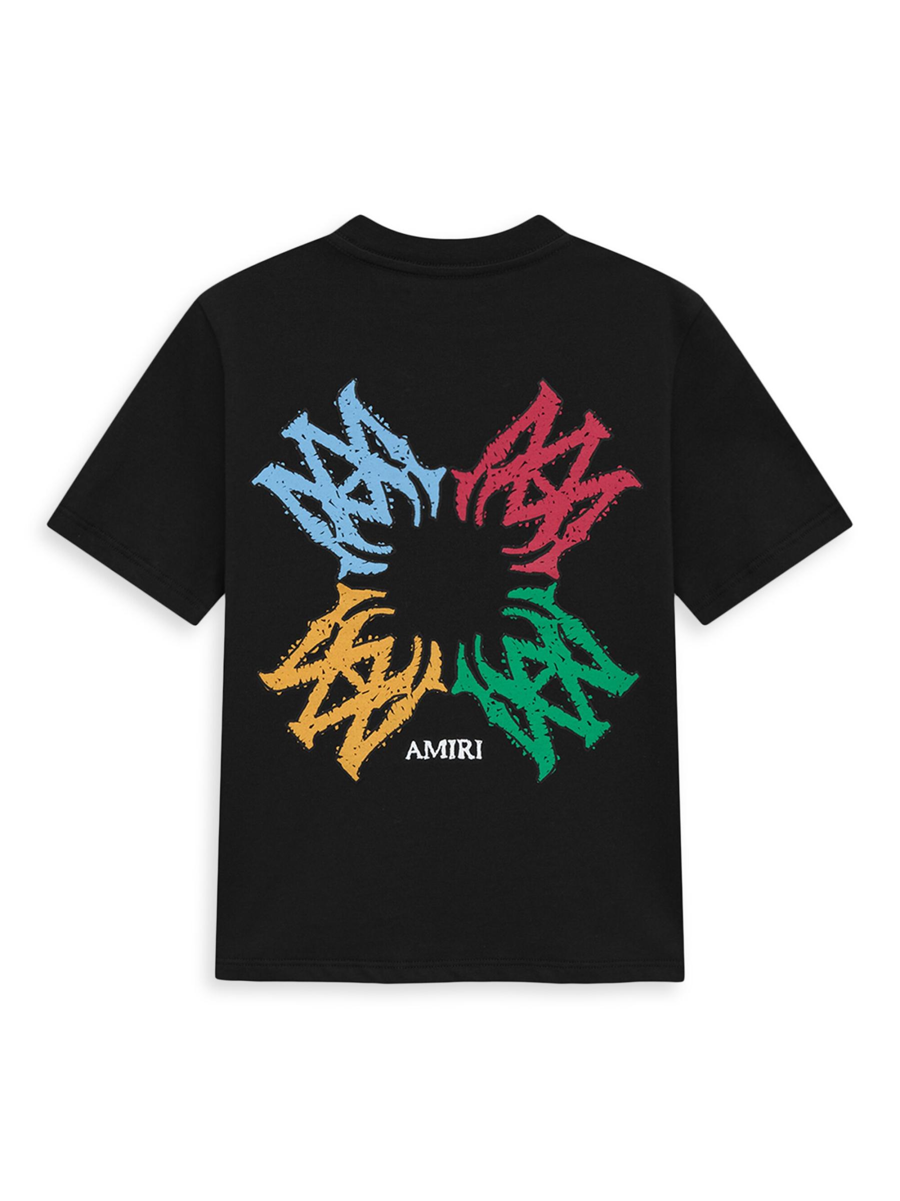 Shop Amiri - Little Boy's & Boy's Quad Scribble Logo T-Shirt