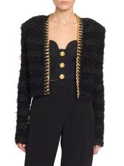 pierre balmain ブルゾン　ウール厚地　ブラウン　ボタン　　新品 オンラインファッション - pierre balmain ブルゾン ウール厚地
