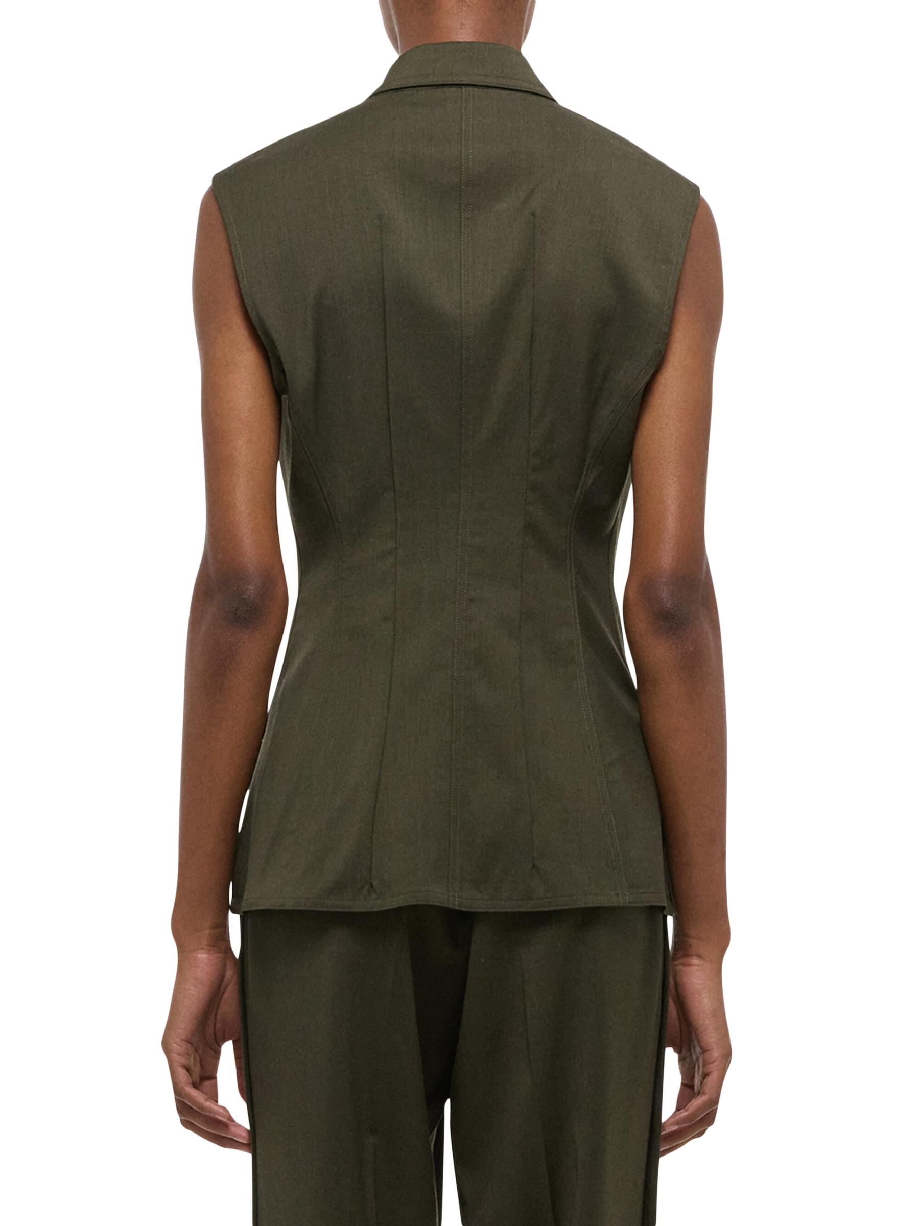 ボトムスその他 Helmut Lang Wool Vest Helmut Lang Virgin Wool Sleeveless Blazer | HELMUTLANG.COM