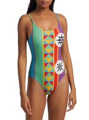 [ LOEWE★ Anagram] 2024ss★striped swimsuit★国内直営店買付 LOEWE☆ Anagram] 2024ss☆striped swimsuit☆国内直営店買付