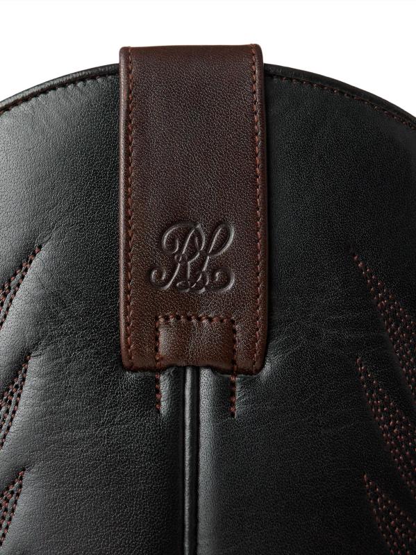 #5: أحذية جلدية غربية - حقيبة سفر باللون البني الأسود
