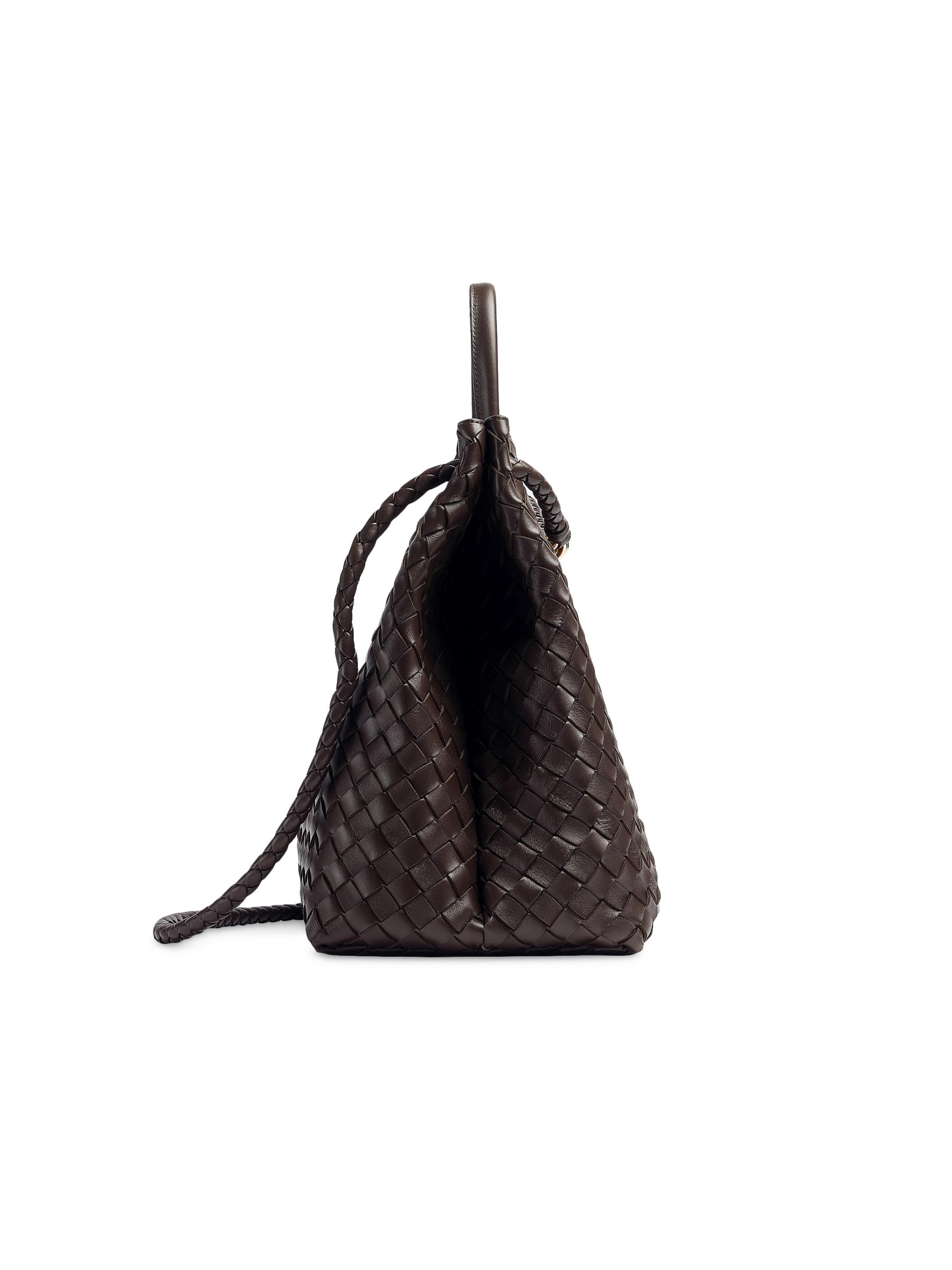 【関税&送料込】Bottega Veneta Black Leather Big Andiamo Han Bottega Veneta® Women's Andiamo in Black. Shop online now.