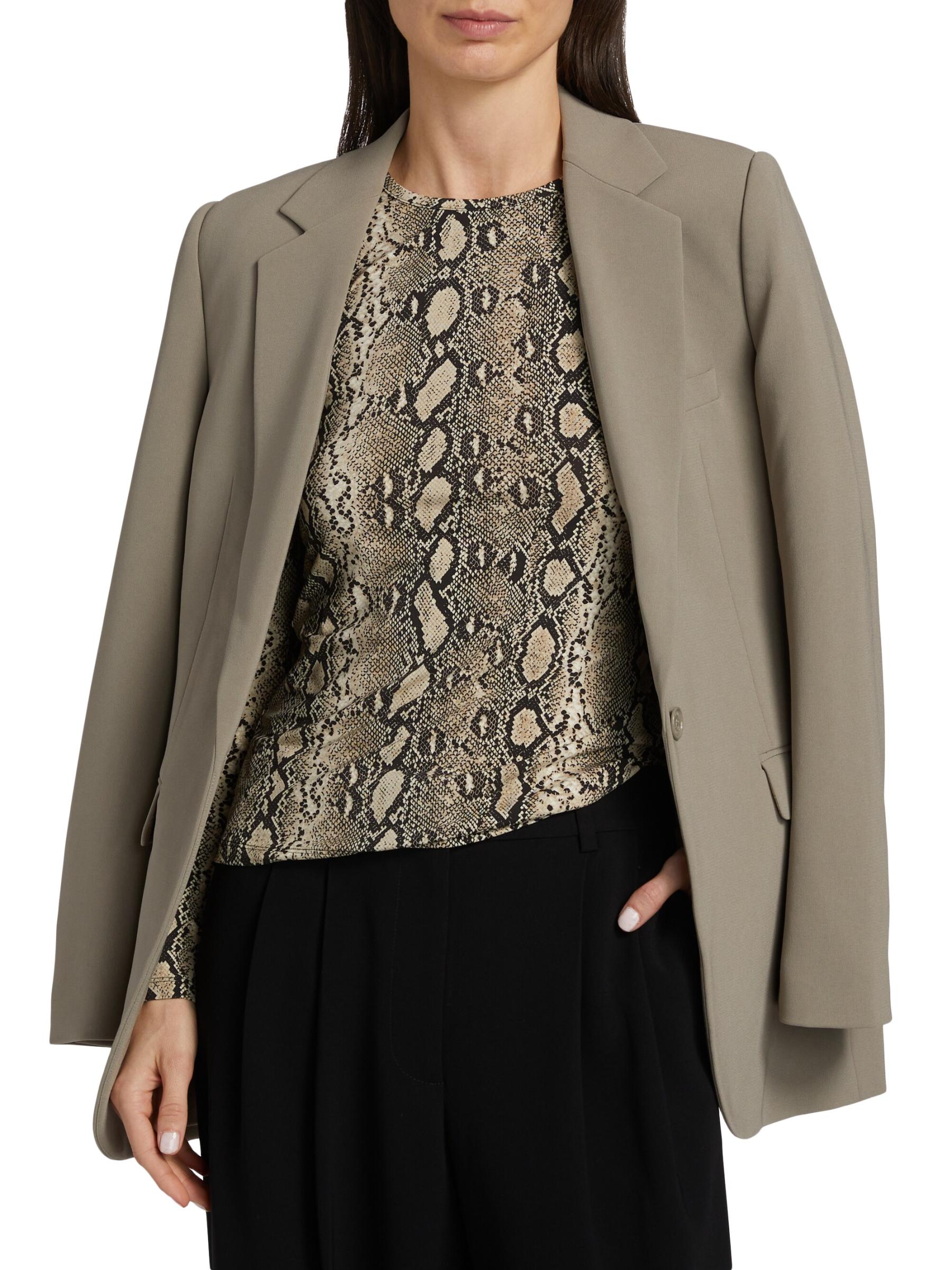 結婚祝い MICHAEL Shop Michael Top Long-Sleeve Crewneck Snake - Kors トップス