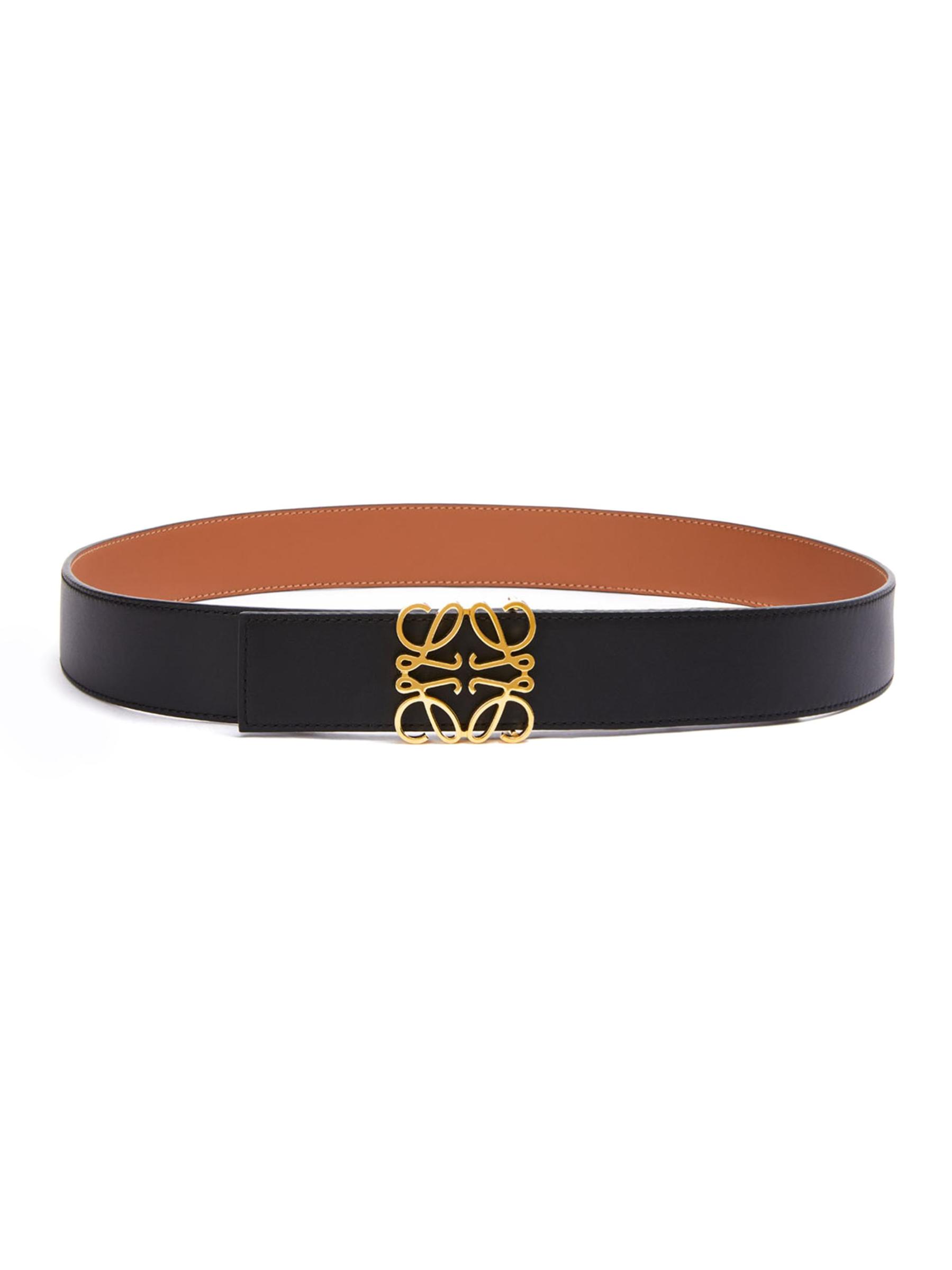 Loewe - ロゴ入りバックル付きリバーシブルレザーベルト をオンライン