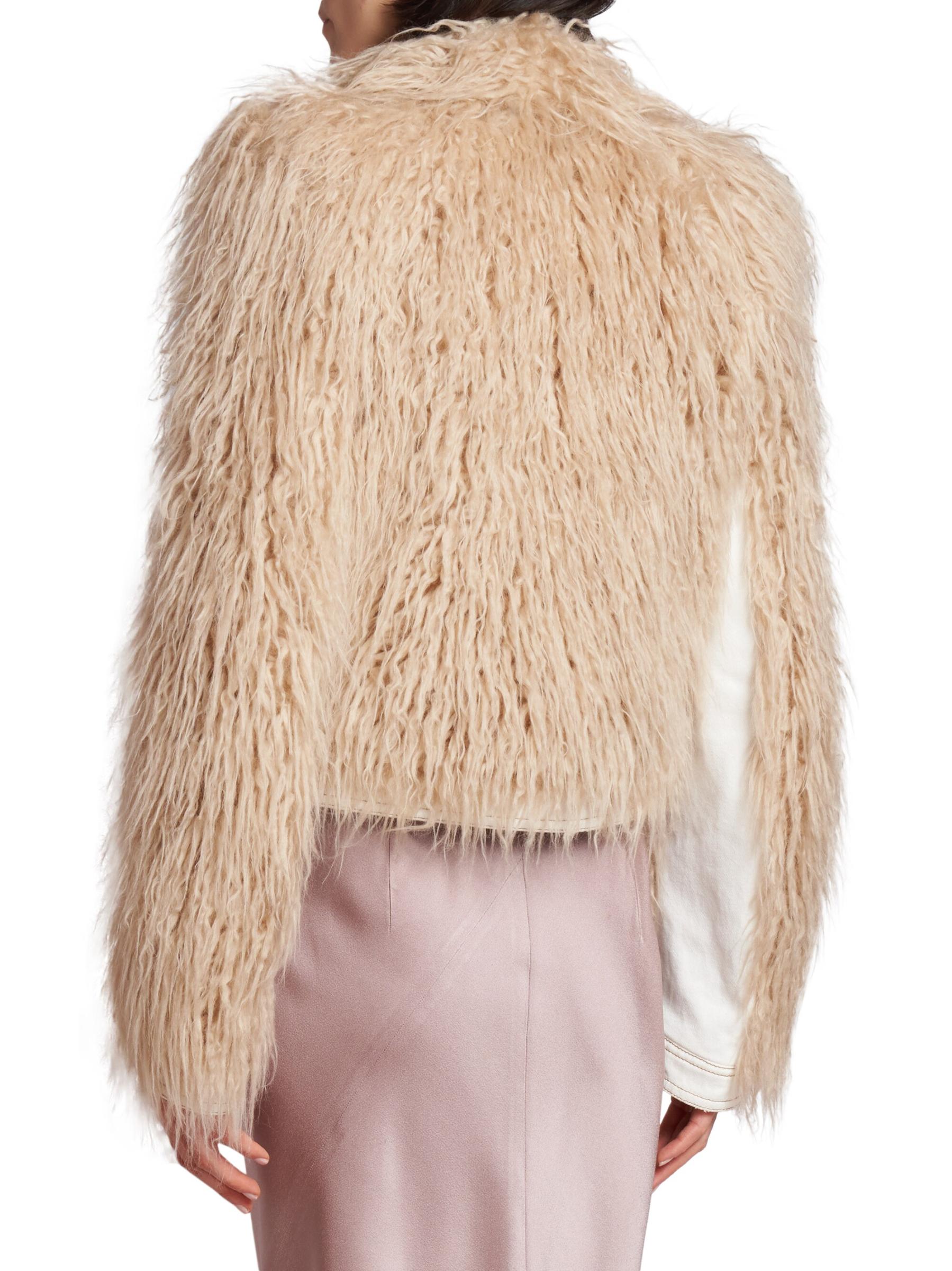 DRIES VAN NOTEN - Dries Van Noten ドリスヴァンノッテン フェイクファージャケット org.jpg