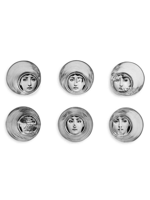 #3: موضوع واختلافات طقم أكواب الشرب المكون من 6 قطع - أسود + أبيض