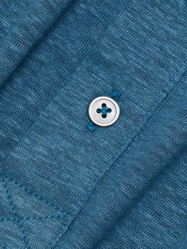 #6: قميص بولو من الكتان - بط نهري صغير