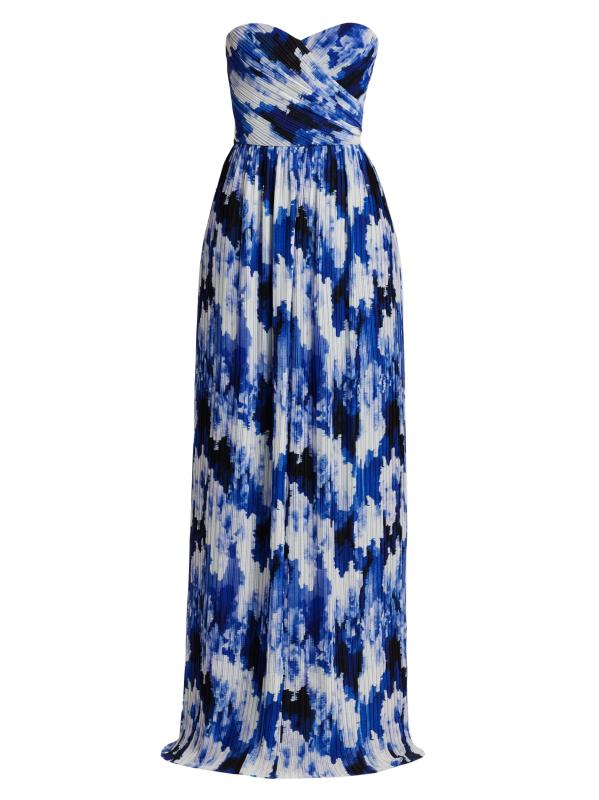 فستان إيسم كرينكل من الشيفون بدون حمالات