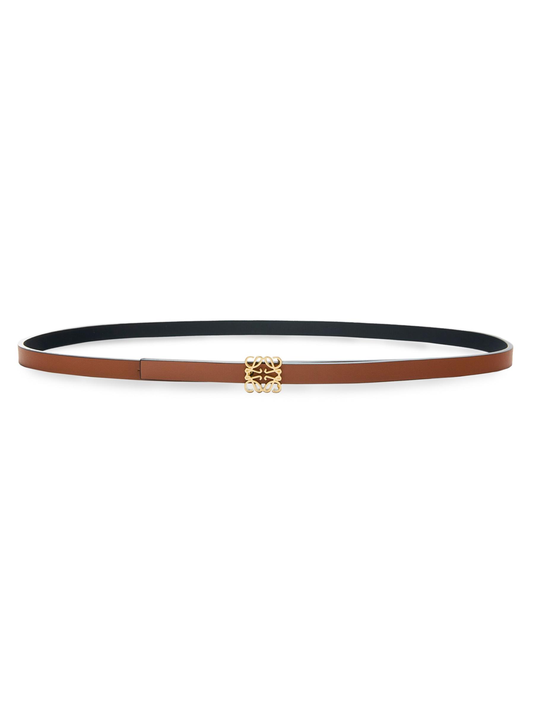 Shop Loewe - Anagram Leather Belt | Saks Fifth Avenue Saks